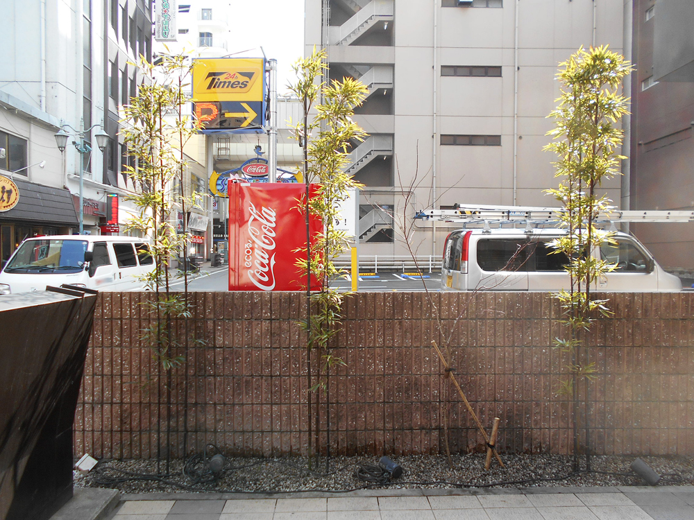 熊本市中央区Ｋホテル、小規模植栽フロー6